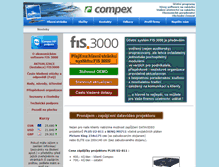 Tablet Screenshot of compex.cz