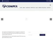 Tablet Screenshot of compex.co.za